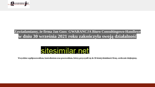 gwarancja.com.pl alternative sites