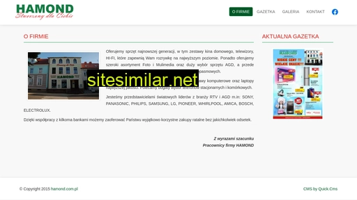 hamond.com.pl alternative sites