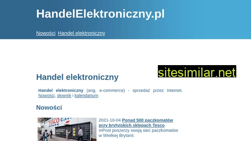 handelelektroniczny.pl alternative sites