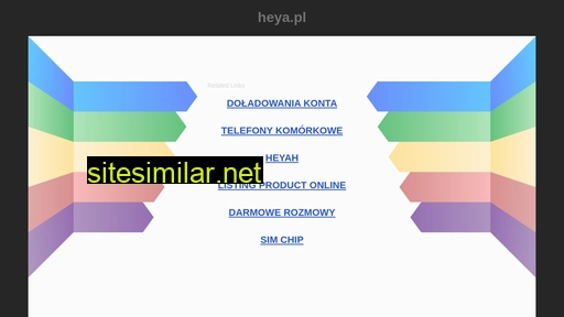 heya.pl alternative sites