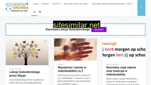 holenderskionline.pl alternative sites