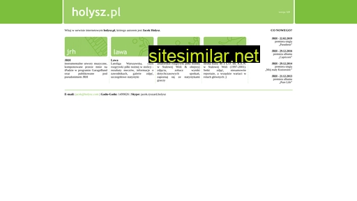 holysz.pl alternative sites