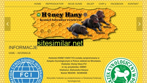 honeyhany.pl alternative sites