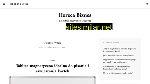 horecabiznes.pl alternative sites
