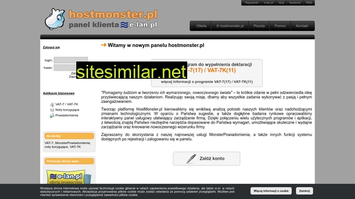 hostmonster.pl alternative sites