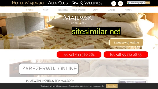 hotel-majewski.pl alternative sites
