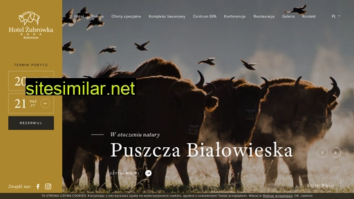 hotel-zubrowka.pl alternative sites