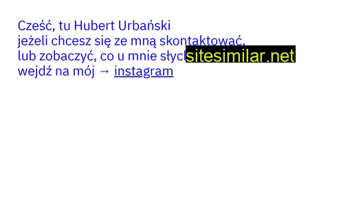 huberturbanski.pl alternative sites