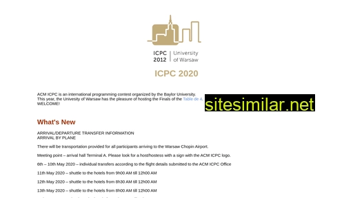 icpc2012.pl alternative sites