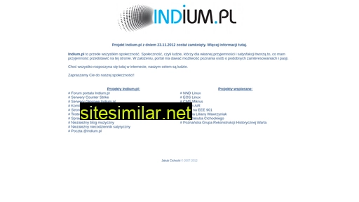 indium.pl alternative sites