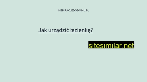 inspiracjedodomu.pl alternative sites