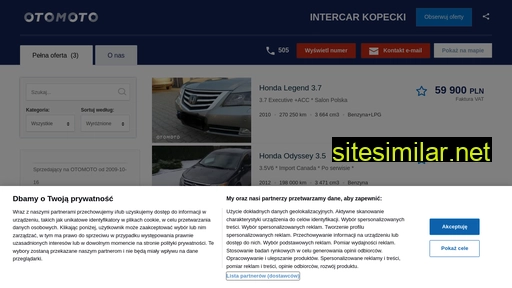 intercar-kopecki.otomoto.pl alternative sites