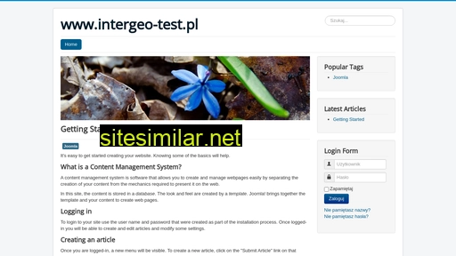 Intergeo-test similar sites