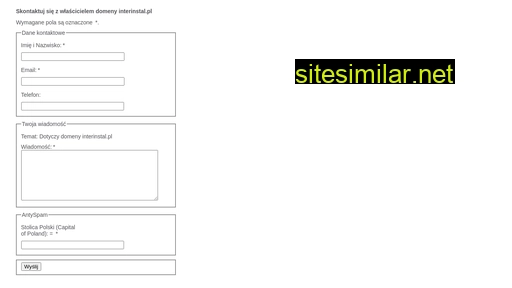 interinstal.pl alternative sites