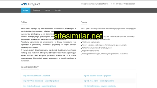 isprojekt.com.pl alternative sites