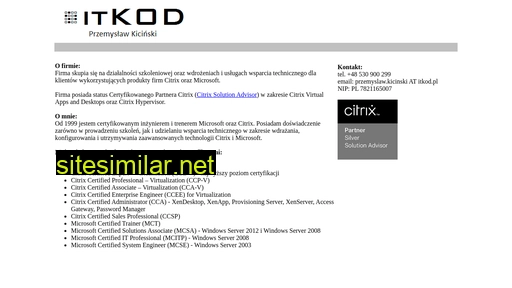 itkod.pl alternative sites