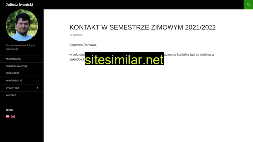 iwanicki.edu.pl alternative sites