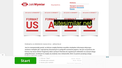 jakiwymiar.pl alternative sites