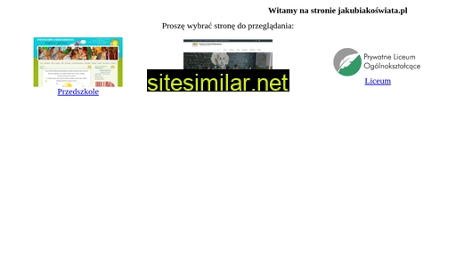 jakubiakoswiata.pl alternative sites