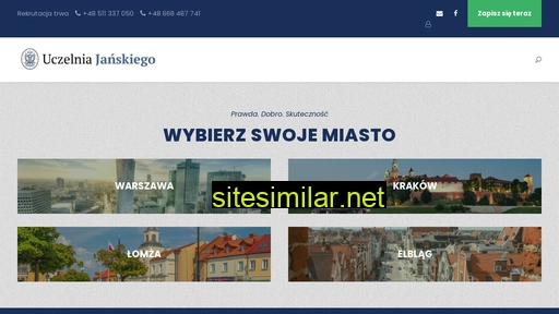 janski.edu.pl alternative sites