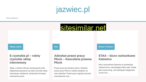 jazwiec.pl alternative sites