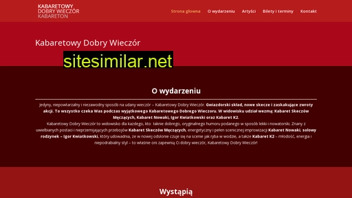 kabaretowydobrywieczor.pl alternative sites