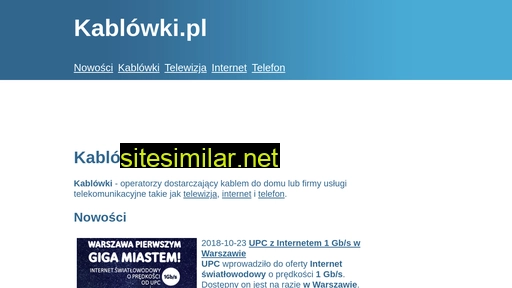 kablowki.pl alternative sites
