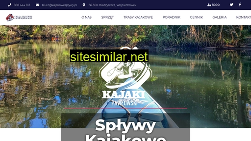 kajakowesplywy.pl alternative sites