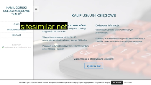 kalifksiegowosc.pl alternative sites
