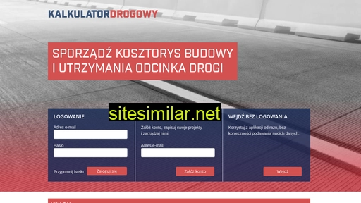 kalkulatordrogowy.pl alternative sites