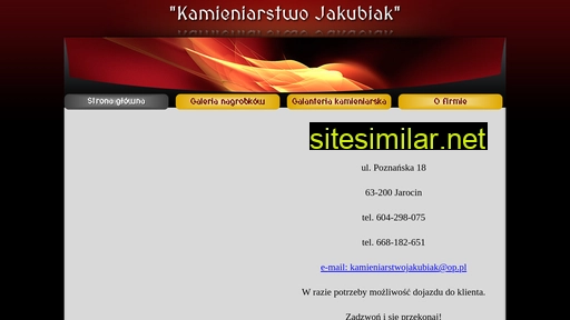 kamieniarstwo-jakubiak.pl alternative sites