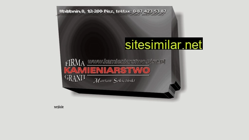kamieniarstwo.pisz.pl alternative sites