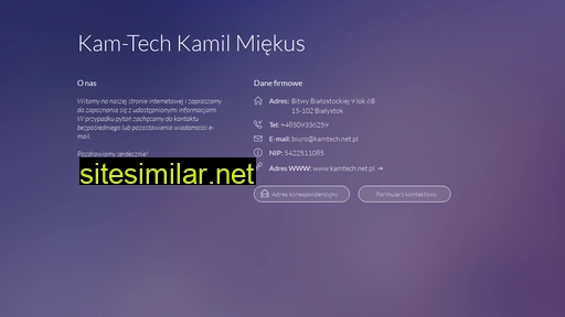 kamtech.net.pl alternative sites