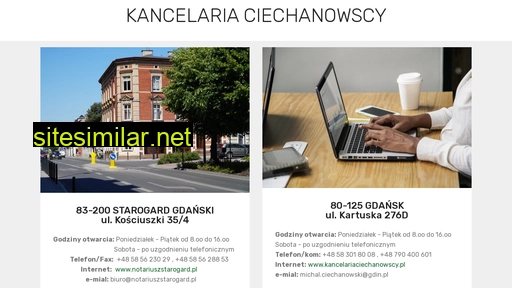 kancelariaciechanowscy.pl alternative sites