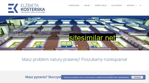 kancelariakosterska.pl alternative sites