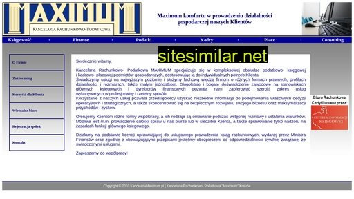 kancelariamaximum.pl alternative sites