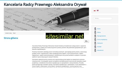 kancelariaorywal.pl alternative sites