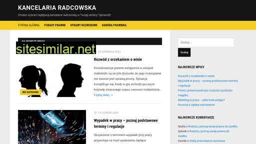 Kancelariaradcowska24 similar sites
