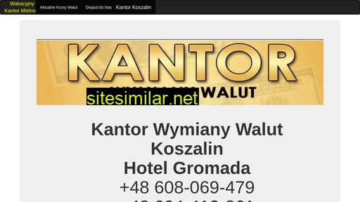 kantorkoszalin.com.pl alternative sites
