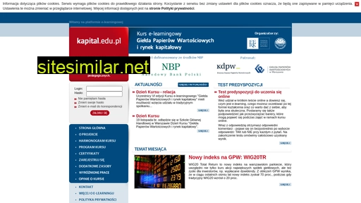 kapital.edu.pl alternative sites