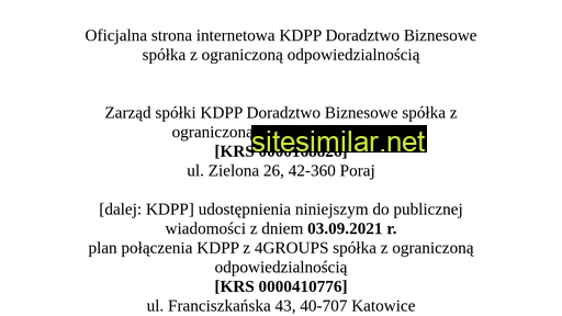 kddpdoradztwobiznesowe.com.pl alternative sites