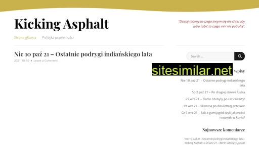kickingasphalt.pl alternative sites