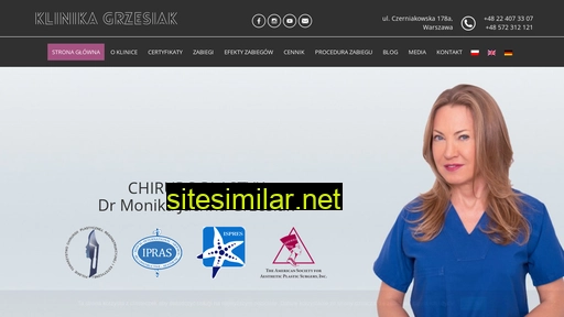 klinikagrzesiak.pl alternative sites