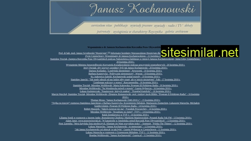 Kochanowski similar sites