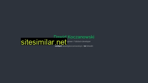 koczanowski.pl alternative sites