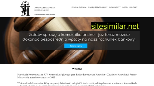 komornik-makowska.pl alternative sites