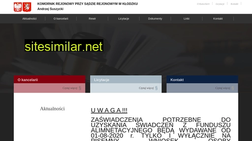 komornik-suszycki.pl alternative sites