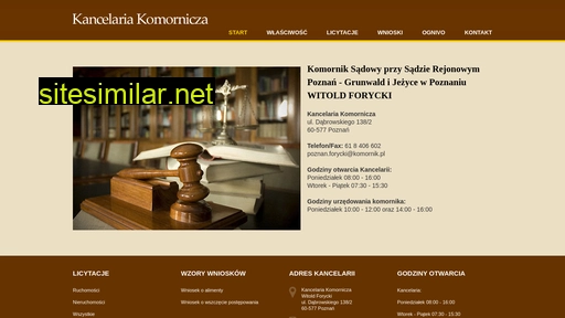 komornikforycki.pl alternative sites