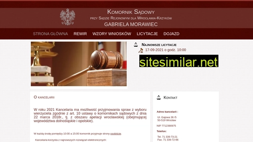 komornikmorawiec.pl alternative sites