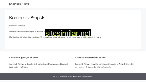 komornikslupsk.pl alternative sites